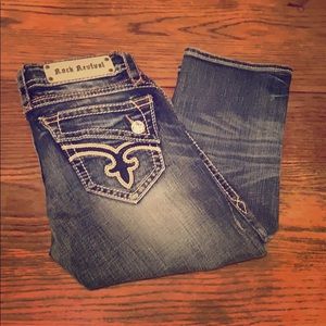 Rock Revival Johanna Capri size 26. 19” inseam
